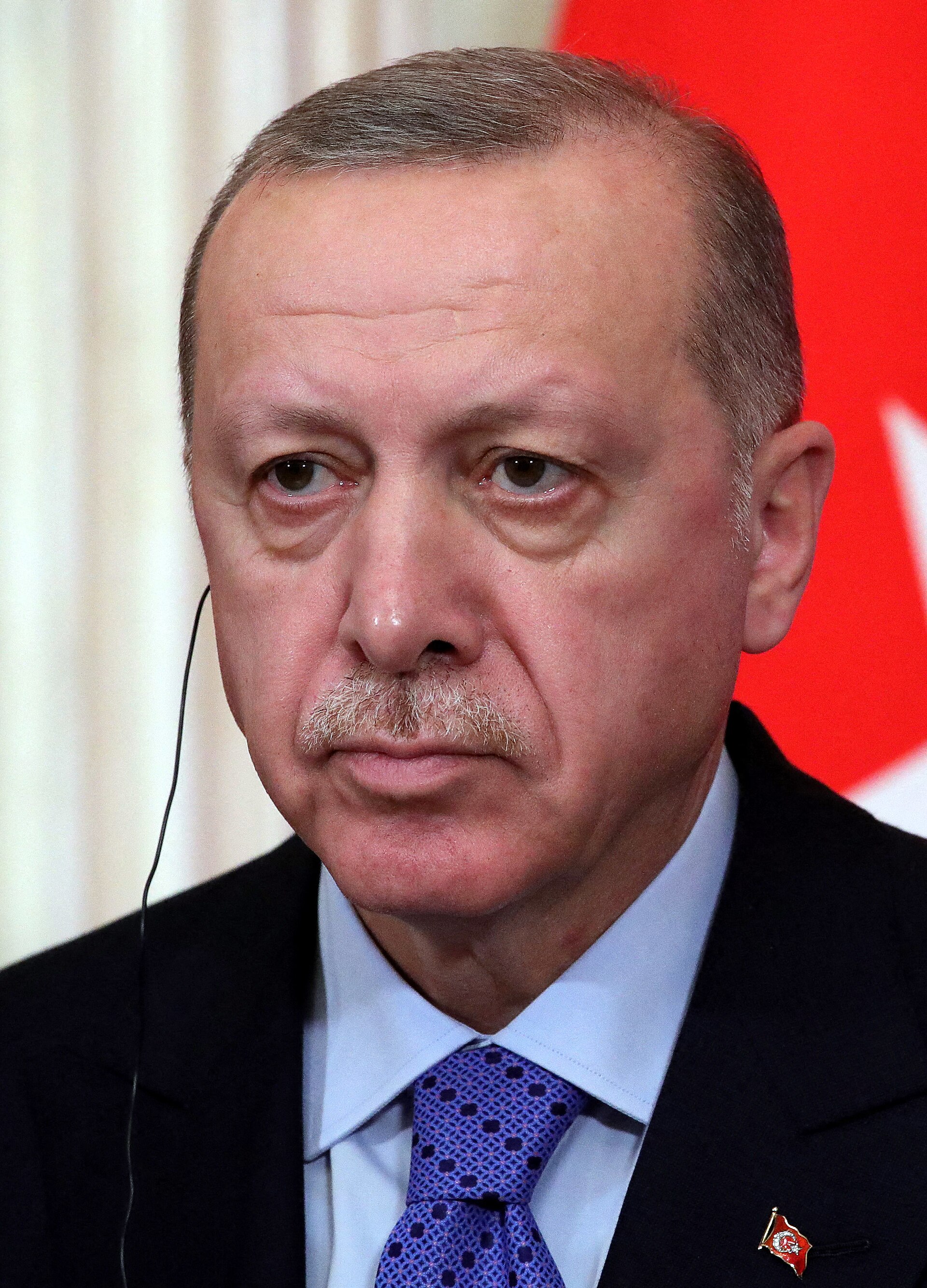 Recep Tayyip Erdoğan im Kreml, 05.03.2020; Ausschnitt. Mikhail Klimentyev / Russian Presidential Press and Information Office / TASS / www.kremlin.ru. Via Wikimedia Commons. Kontextporträt. Lizenzprüfung: 2026-09-26. Recep Tayyip Erdoğan im Kreml, 05.03.2020; Ausschnitt. Mikhail Klimentyev / Russian Presidential Press and Information Office / TASS / www.kremlin.ru. Via Wikimedia Commons. Kontextporträt. Lizenzprüfung: 2026-09-26.